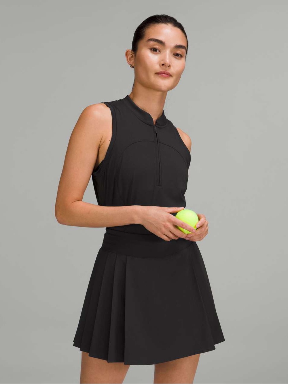 Lululemon Side-Pleat High-Rise Tennis Skirt - Black